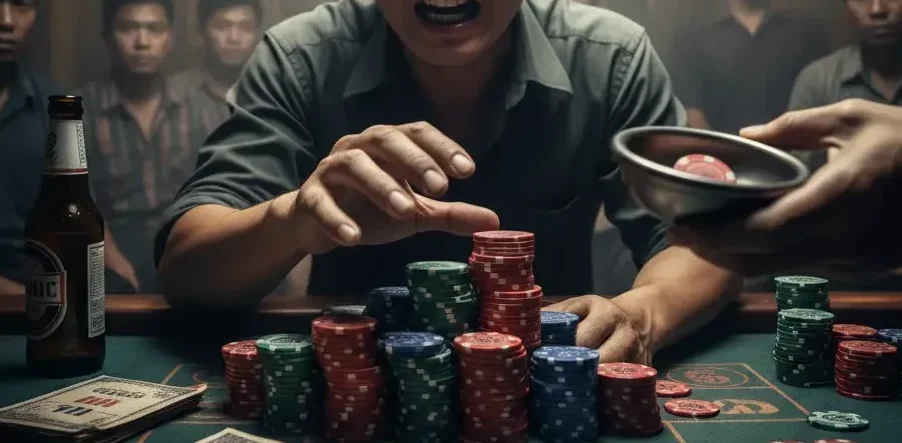 Tâm lý con bạc khát nước dễ dẫn đến thua cuộc