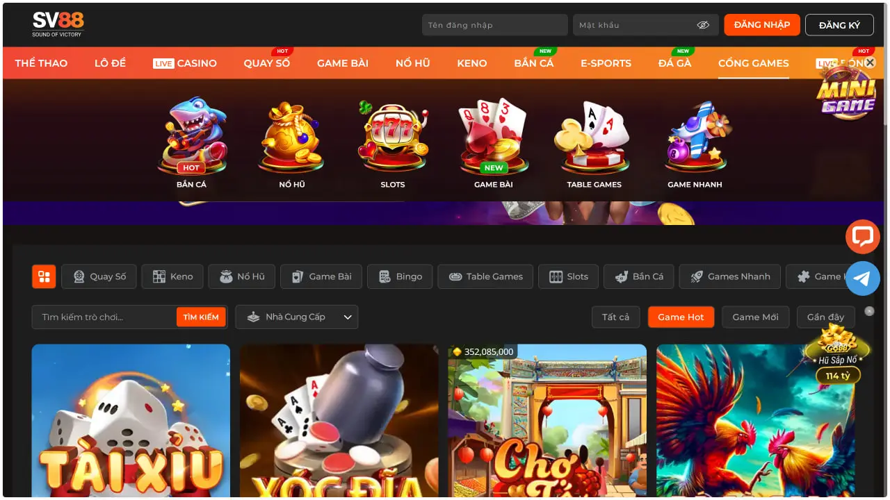 Giới thiệu sơ lược về cổng game SV88 uy tín